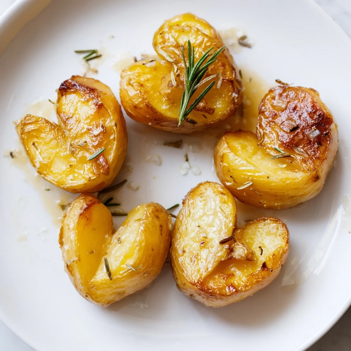 A close-up of heart-shaped potato slices, seasoned with rosemary and olive oil, ready for a festive meal.  