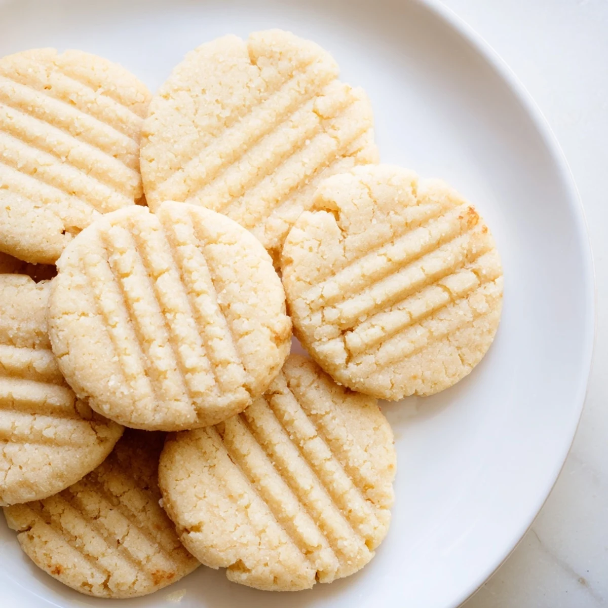 A single Keto Butter Cookie broken in half, revealing a soft, crumbly interior made with almond flour, ideal for a keto-friendly snack.