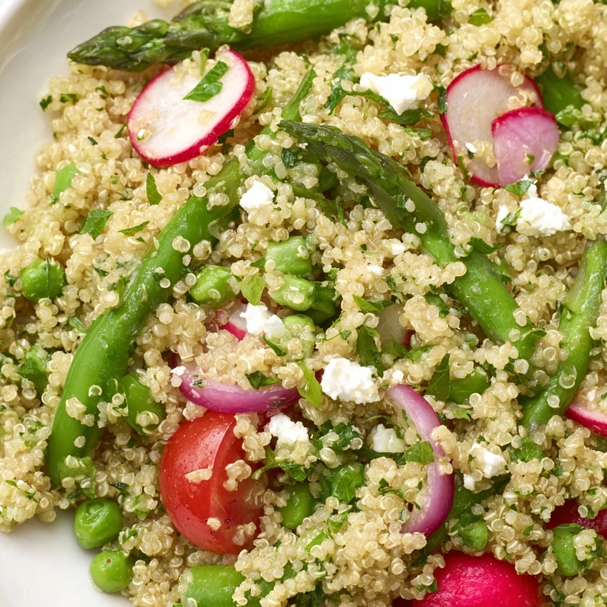 Spring Vegetable Quinoa Salad