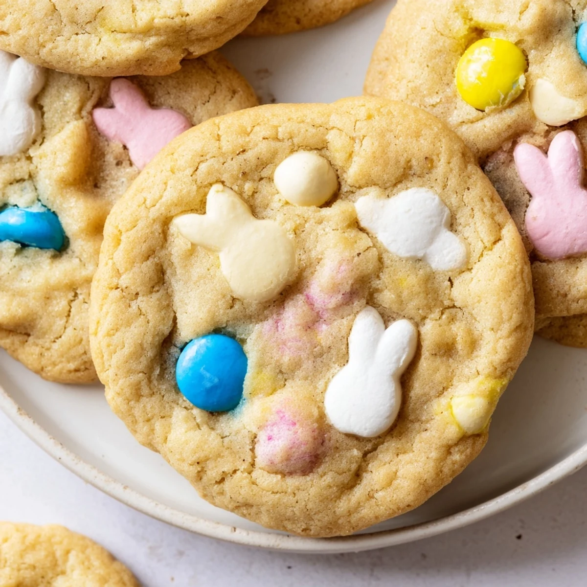 Soft Chewy Easter Bunny Cookies