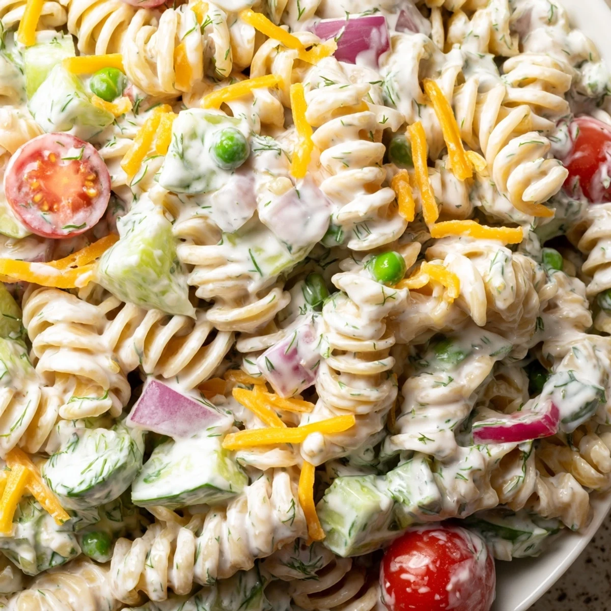 Creamy Ranch Pasta Salad