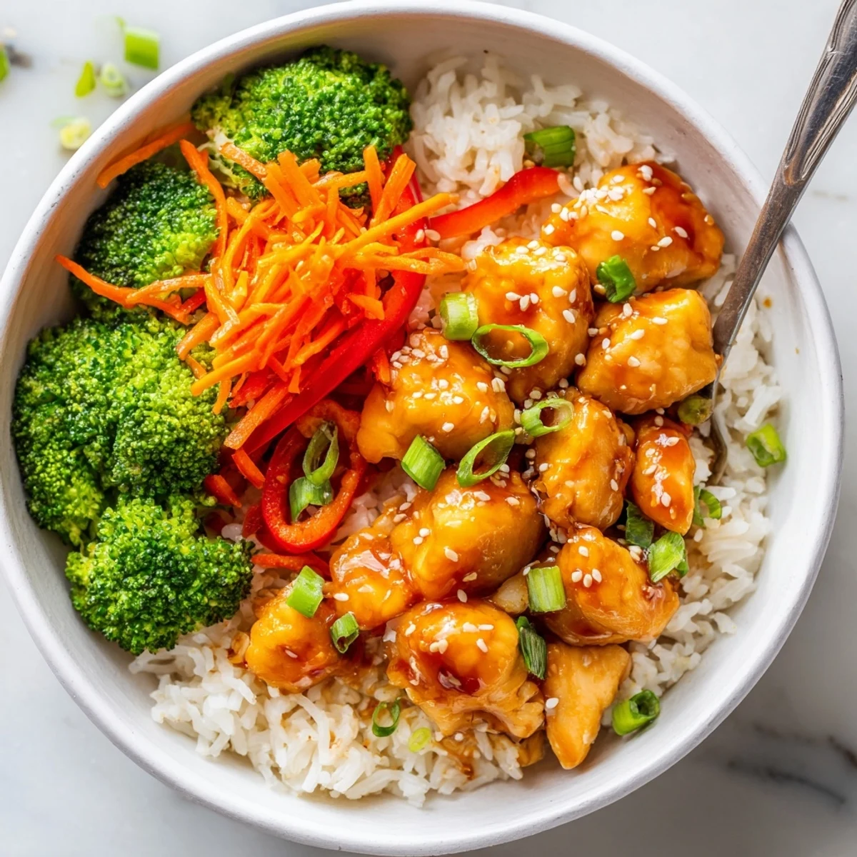 Fork-tender bites glazed and sweet, Delicious Orange Glazed Chicken Rice Bowl Recipe To Try
