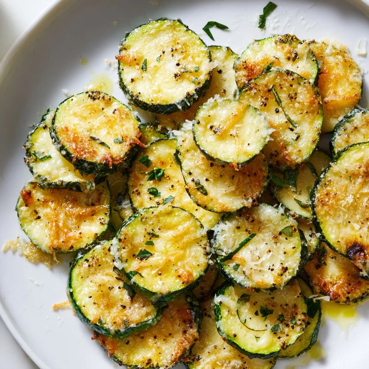Lemon Pepper Parmesan Zucchini