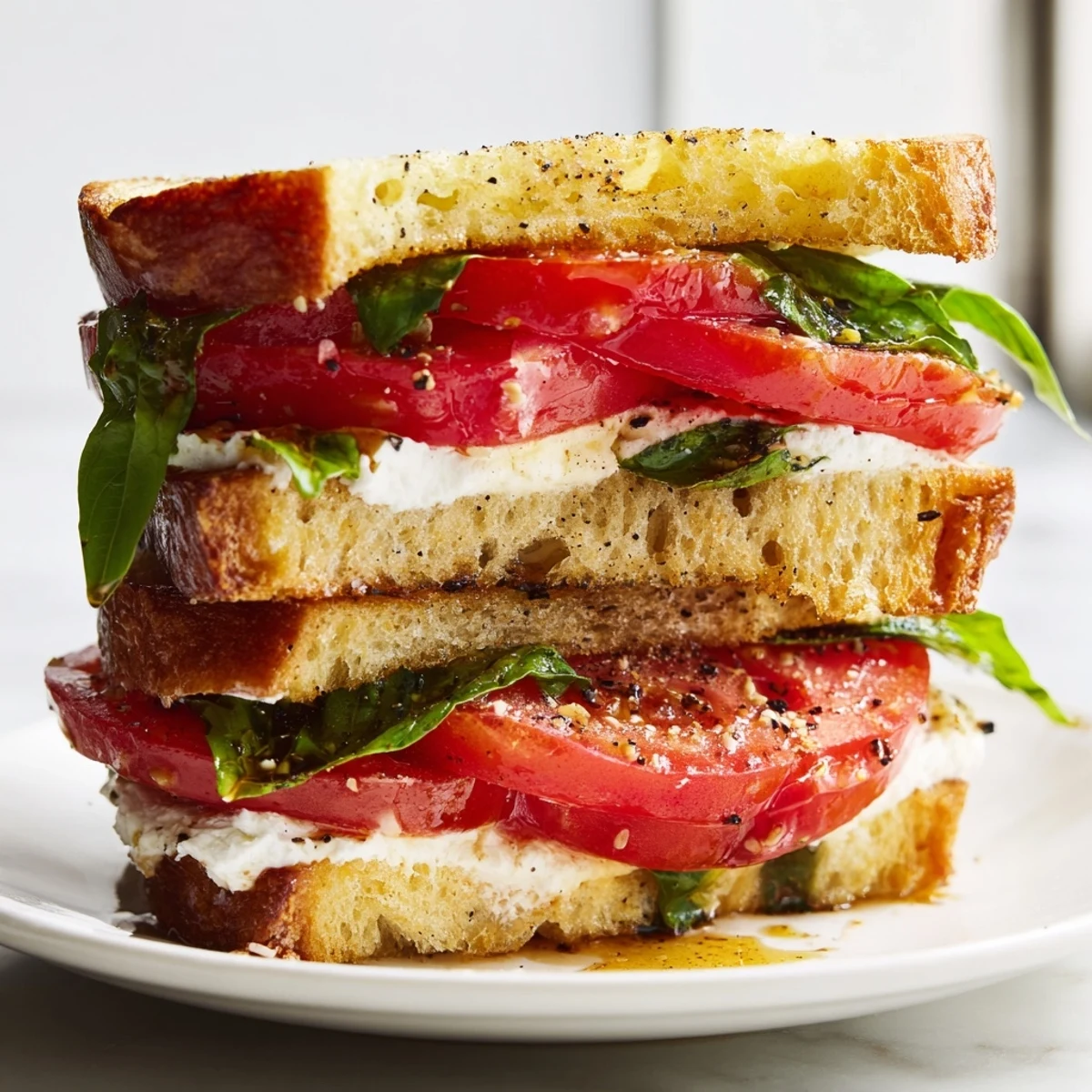 Tomato Sandwich with Mayo