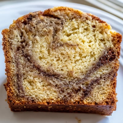 Cinnamon Sugar Swirl Banana Bread