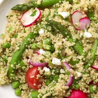 Spring Vegetable Quinoa Salad