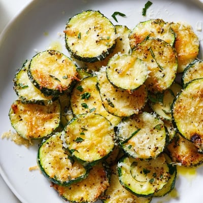 Lemon Pepper Parmesan Zucchini